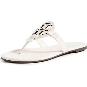 Tory Burch Womens Miller Soft Sandals - New Ivory/Off White